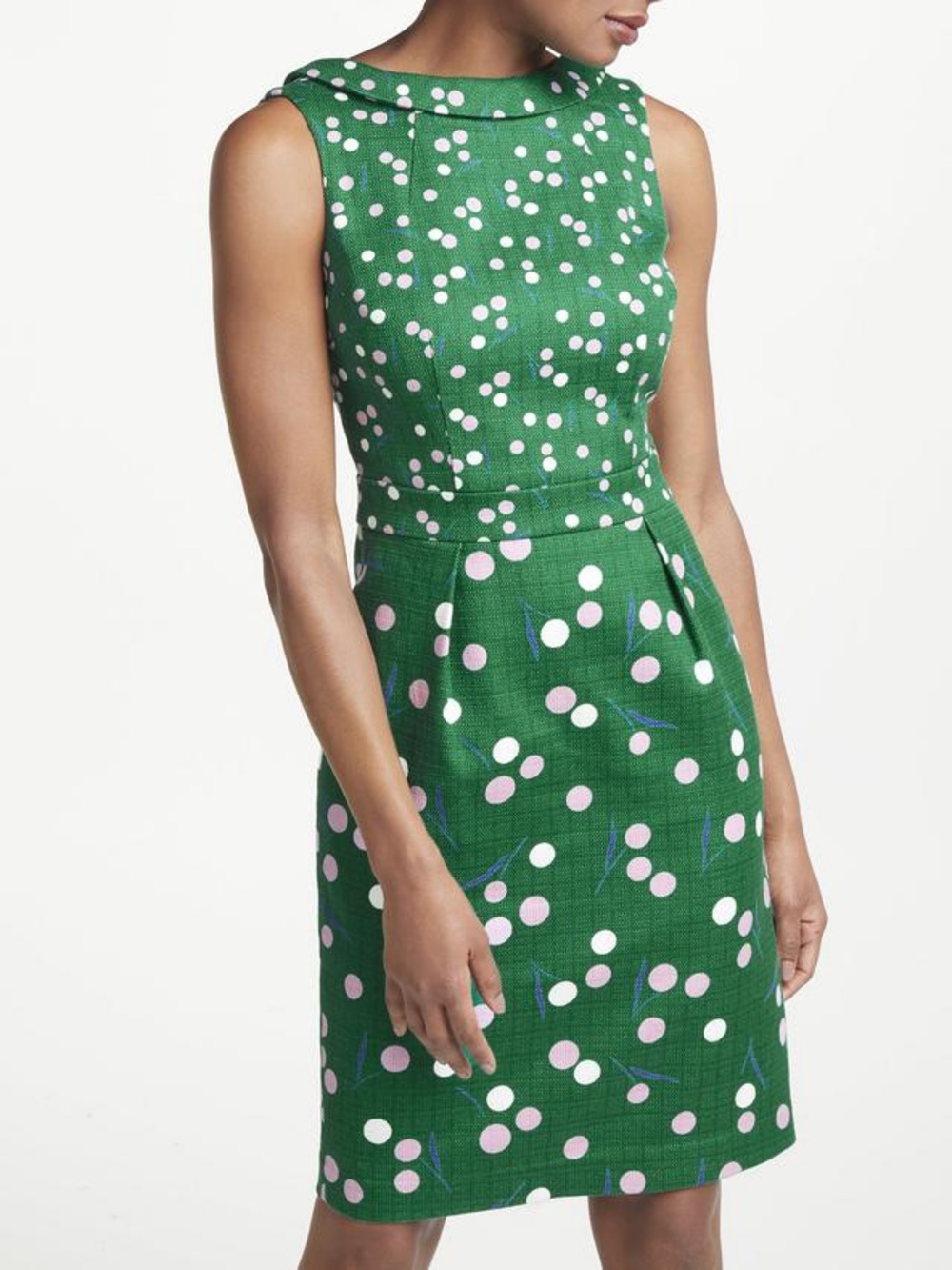 New BODEN Martha Shift Dress in Sap Green Dandelion - Picture 11 of 11
